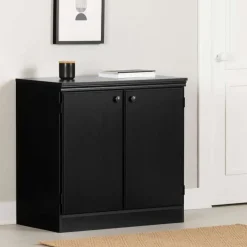 Meubles South Shore Small 2-door storage cabinet - South Shore Black Online