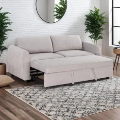 Sofa Bed with Deep Seating Grey