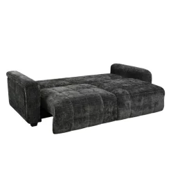 Sofa Bed with Under-Seat Storage - Grey Hot