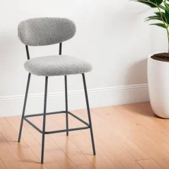Stools (Set of 2) - Grey Light Grey Discount