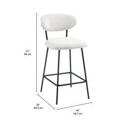 Stools (Set of 2) - White New