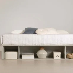 Meubles South Shore Storage Bed with Baskets (78") - South Shore White Outlet