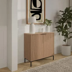 Nexera Storage Cabinet Light Walnut Hot