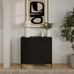 Nexera Storage Cabinet Black Online