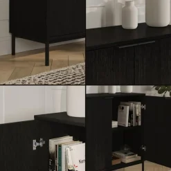 Nexera Storage Cabinet Black Online
