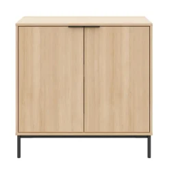Nexera Storage Cabinet Natural Blonde Oak