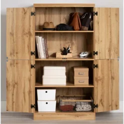 Meubles South Shore Storage Cabinet - South Shore Nordik Oak