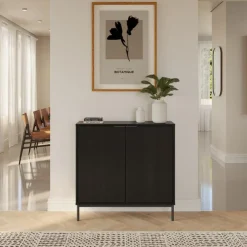 Nexera Storage Console Table - Black