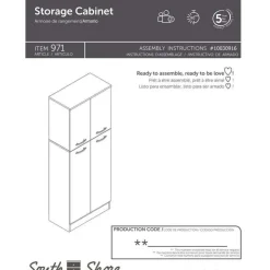 Meubles South Shore Storage Pantry - South Shore Morgan Cherry New