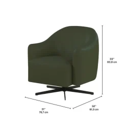 Swivel Accent Armchair - Green Best