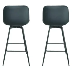 Swivel Barstools (Set of 2) Black Hot