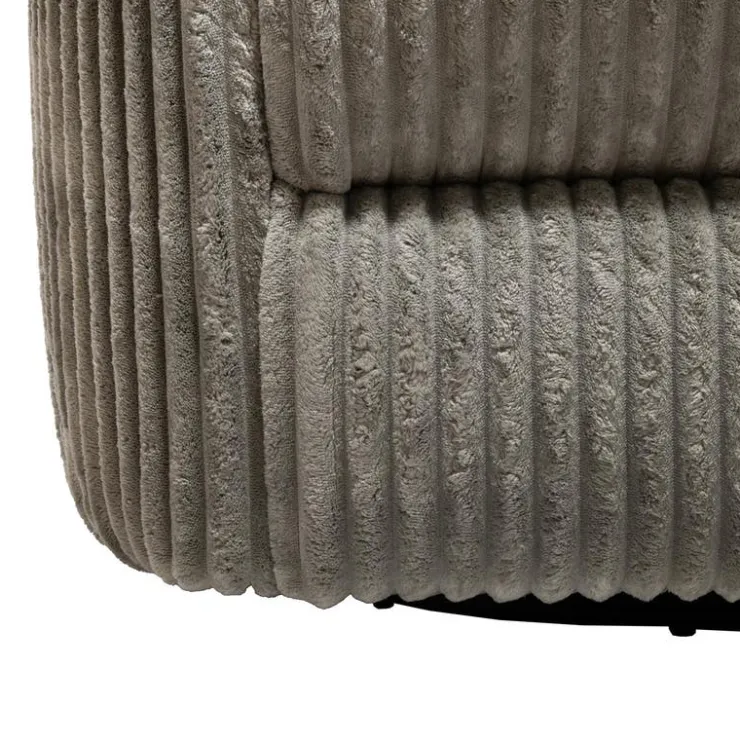 MINHAS Swivel Corduroy Velvet Rocker Recliner - GREY Sale