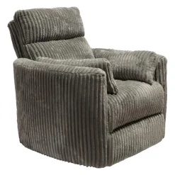 MINHAS Swivel Corduroy Velvet Rocker Recliner - GREY Sale