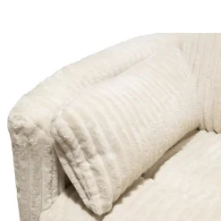 MINHAS Swivel Corduroy Velvet Rocker Recliner - BEIGE Outlet