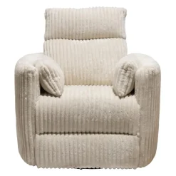 MINHAS Swivel Corduroy Velvet Rocker Recliner - BEIGE Outlet