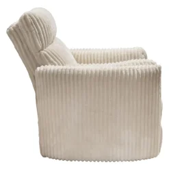MINHAS Swivel Corduroy Velvet Rocker Recliner - BEIGE Outlet