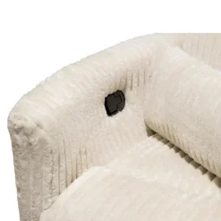MINHAS Swivel Corduroy Velvet Rocker Recliner - BEIGE Outlet