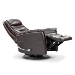 Swivel Recliner Brown Outlet