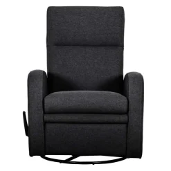 Swivel Reclining Armchair Charcoal Clearance