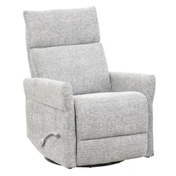 Swivel Rocker Recliner - Light Grey Hot