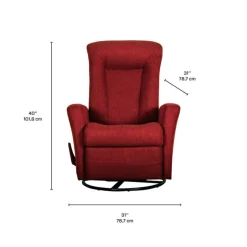 Swivel Rocker Recliner - RED New