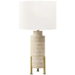 Monarch Table Lamp 30"H Beige Outlet