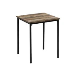 Monarch Table set - 3pcs set / reclaimed / black metal - Brown Discount
