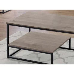 Monarch Table set - 3pcs set / / black metal - Dark Taupe Best
