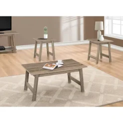 Monarch Table set - 3pcs set / - Dark Taupe Outlet