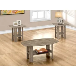 Monarch Table set - 3pcs set / - Dark Taupe New