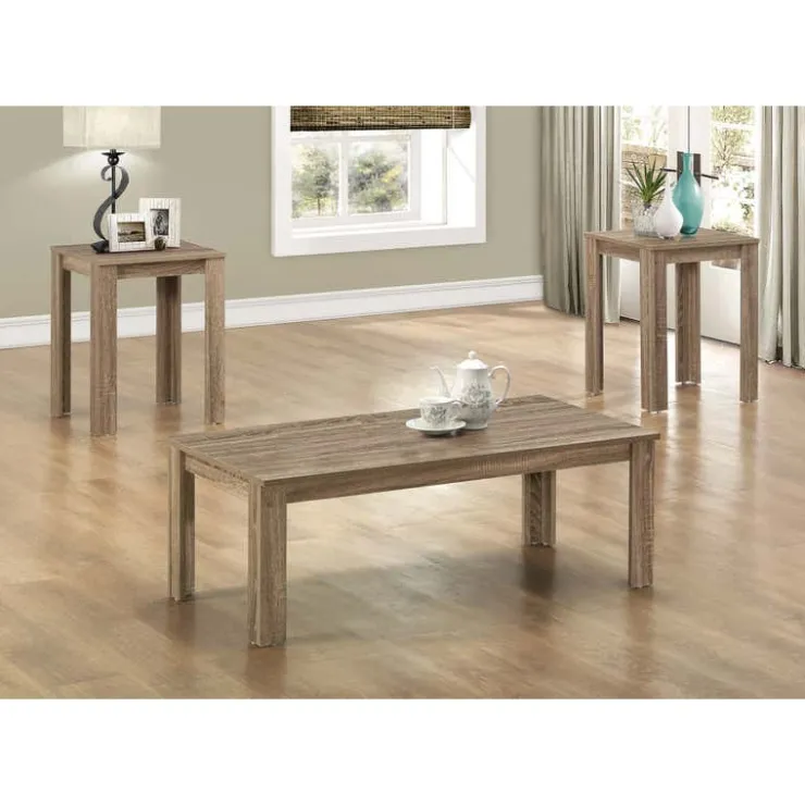 Monarch Table set - 3pcs set / - Dark Taupe New