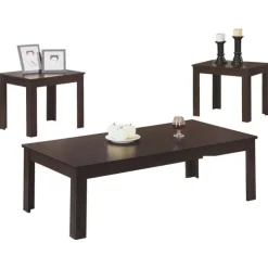 Monarch Table set - 3pcs set / - Espresso Clearance