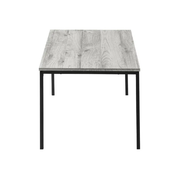 Monarch Table set - 3pcs set / / black metal - Grey Online