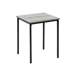 Monarch Table set - 3pcs set / / black metal - Grey Online