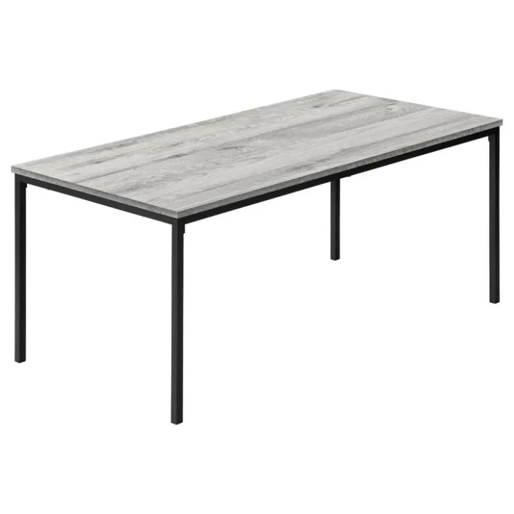 Monarch Table set - 3pcs set / / black metal - Grey Online