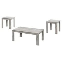 Monarch Table set - 3pcs set / industrial - Grey Online