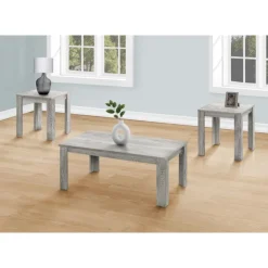 Monarch Table set - 3pcs set / industrial - Grey Online