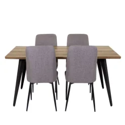 Table with 4 Chairs - Grey Best
