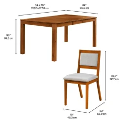 Arboit Poitras Table with Extension Leaf (54