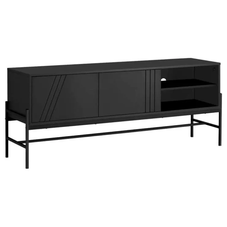 Monarch TV Stand 60" - Black Hot