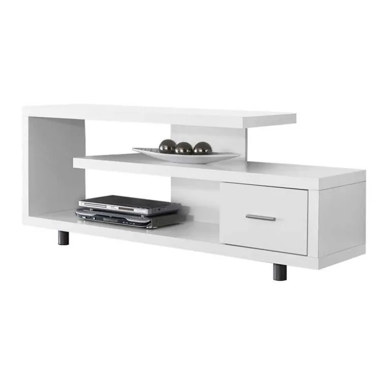 Monarch TV Stand 60" - WHITE Best