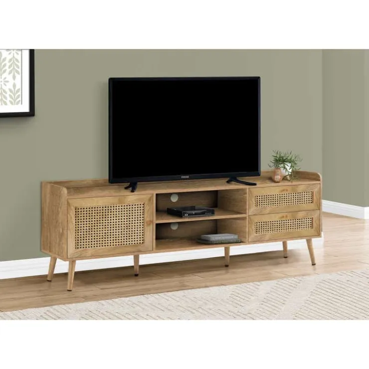 Monarch TV Stand 72" - Walnut Hot