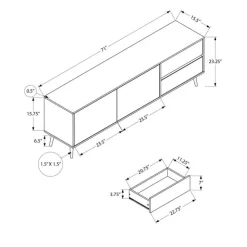Monarch TV Stand 72