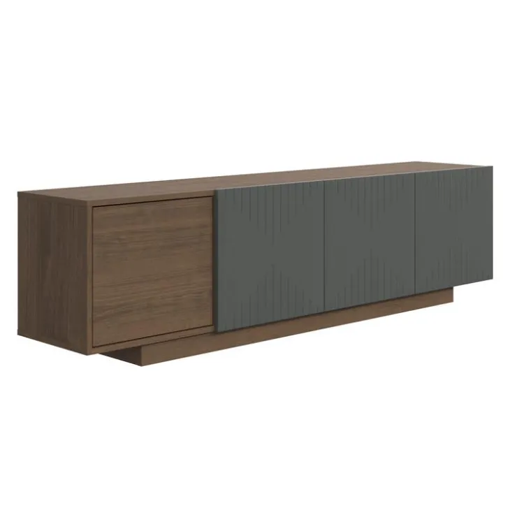 Nexera TV Stand 72" - Walnut Discount