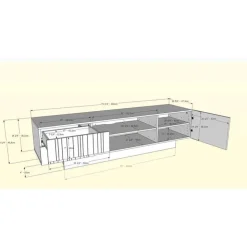 Nexera TV Stand 72