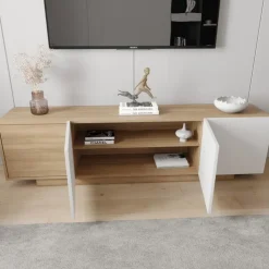 Nexera TV Stand 72" - Natural Maple
