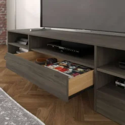 Nexera TV Stand with Drawer 72" - Grey Online