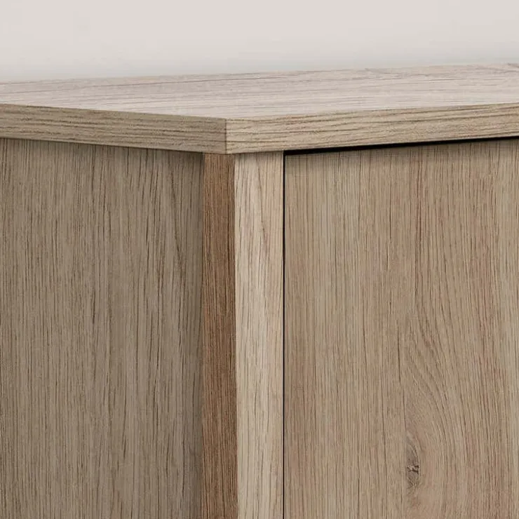 Meubles South Shore TV Stand with Electric Fireplace 60" - South Shore Rustic Oak Sale