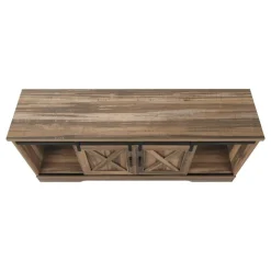 Monarch TV Stand with Sliding Doors 60