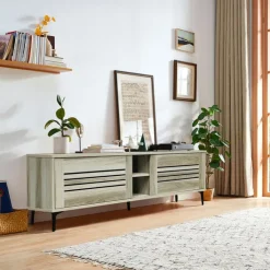 TV Stand with Storage - 55" White Best